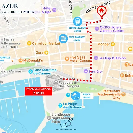 Apartment Le Palmazur - Center Near Sea Cannes